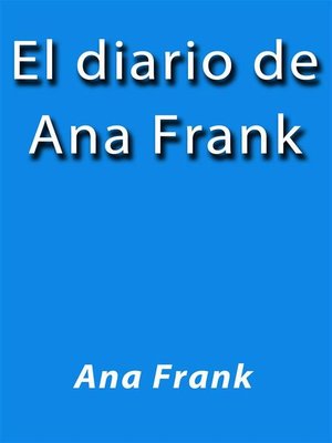 cover image of El diario de Ana Frank